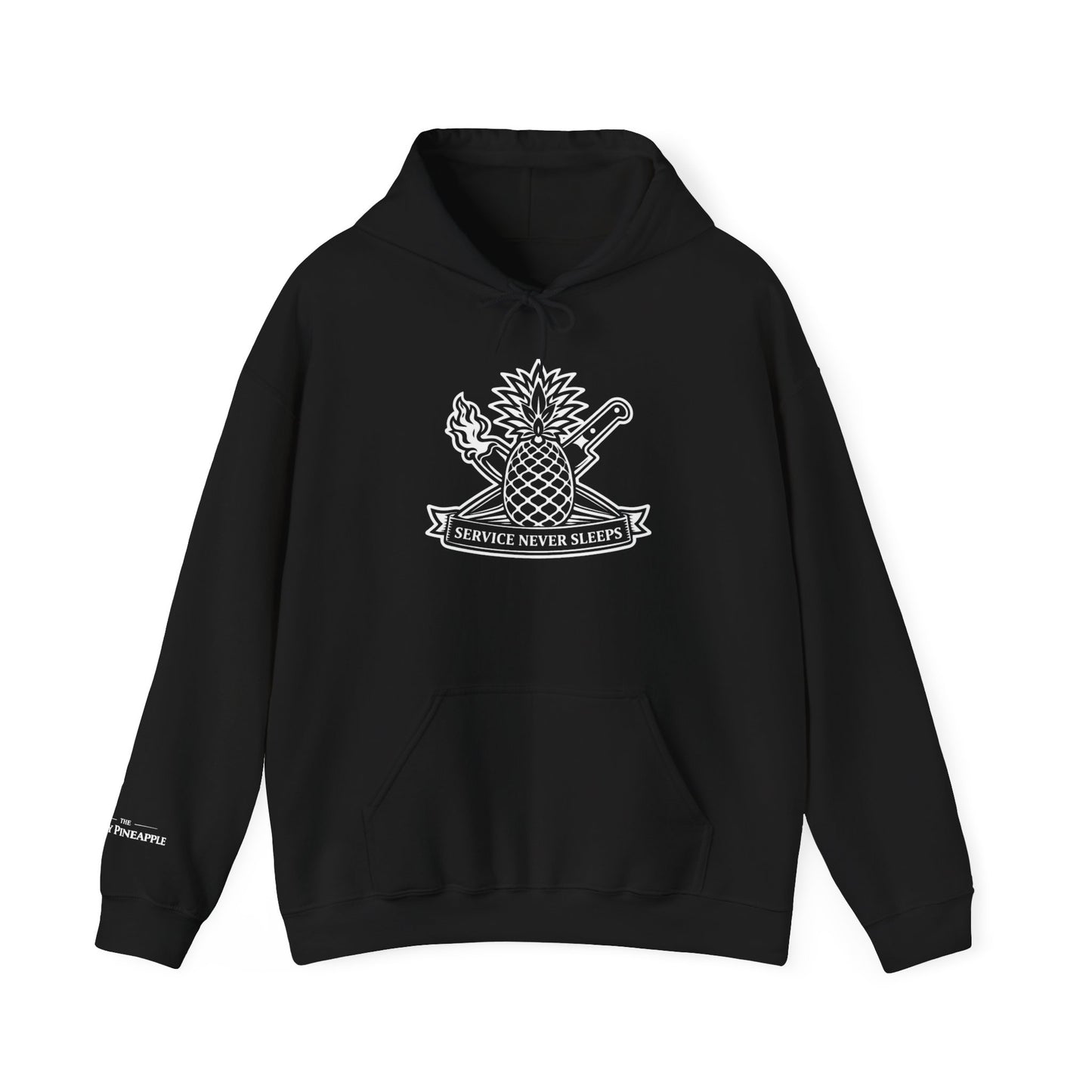 Service Never Sleeps Logo Hoodie
