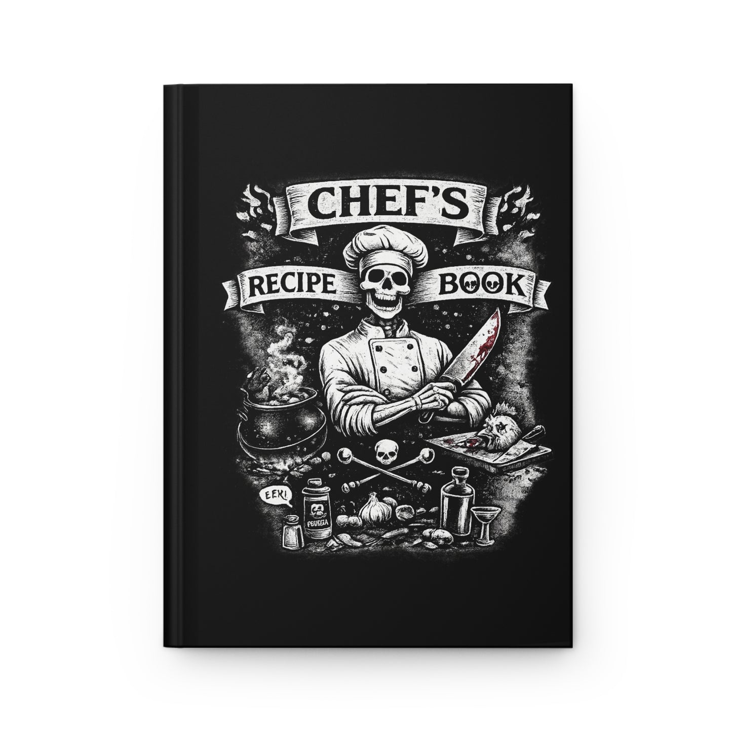 Chef's Recipe Book Hardcover Journal — Cooking Notebook