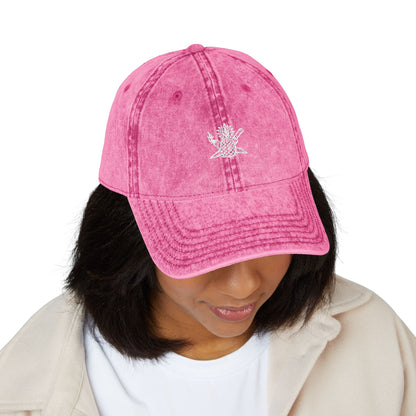 Vintage Embroidered Logo Cap