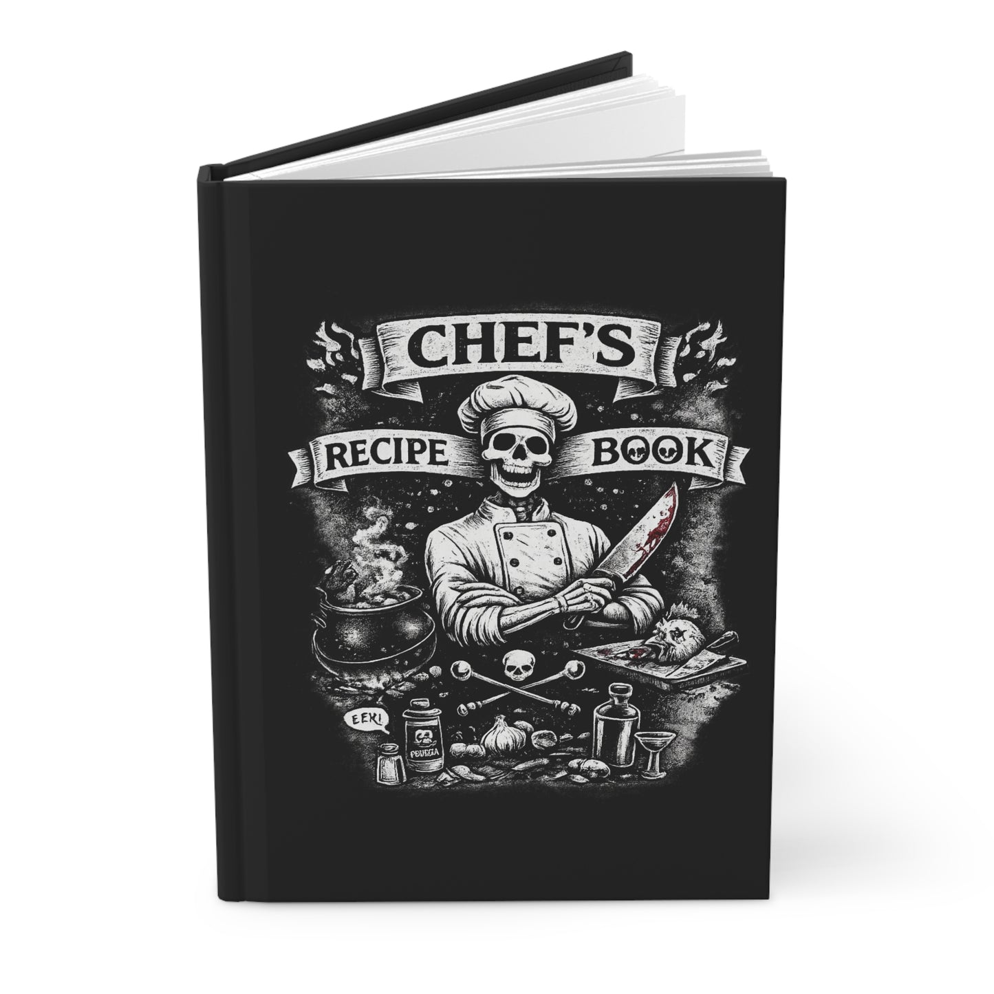 Chef's Recipe Book Hardcover Journal — Cooking Notebook