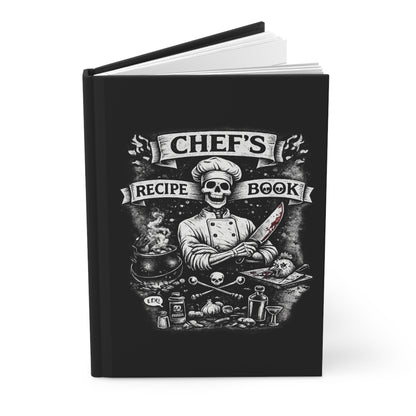 Chef's Recipe Book Hardcover Journal — Cooking Notebook