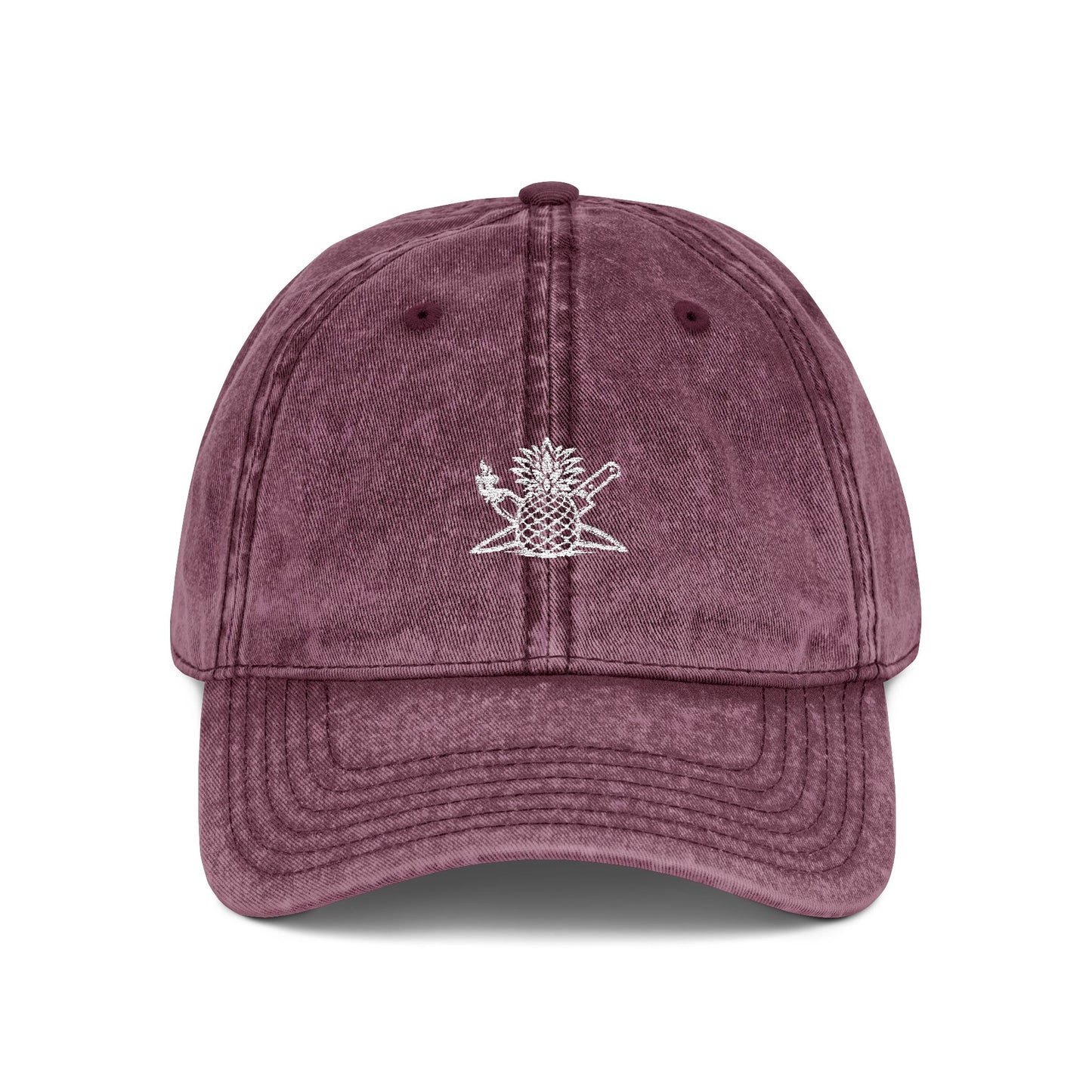 Vintage Embroidered Logo Cap