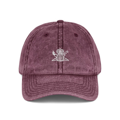 Vintage Embroidered Logo Cap