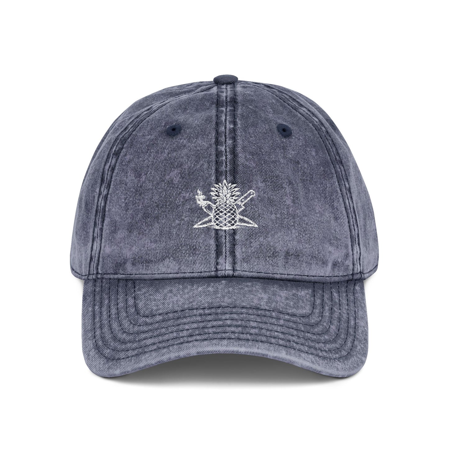 Vintage Embroidered Logo Cap