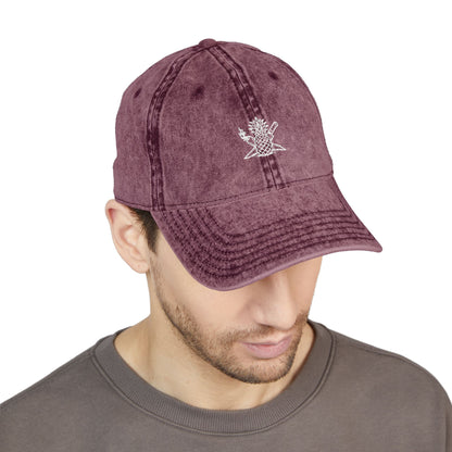 Vintage Embroidered Logo Cap