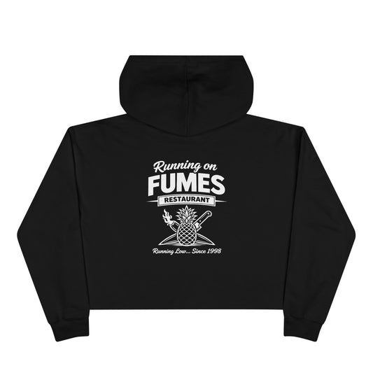 Running on Fumes Crop Top Hoodie
