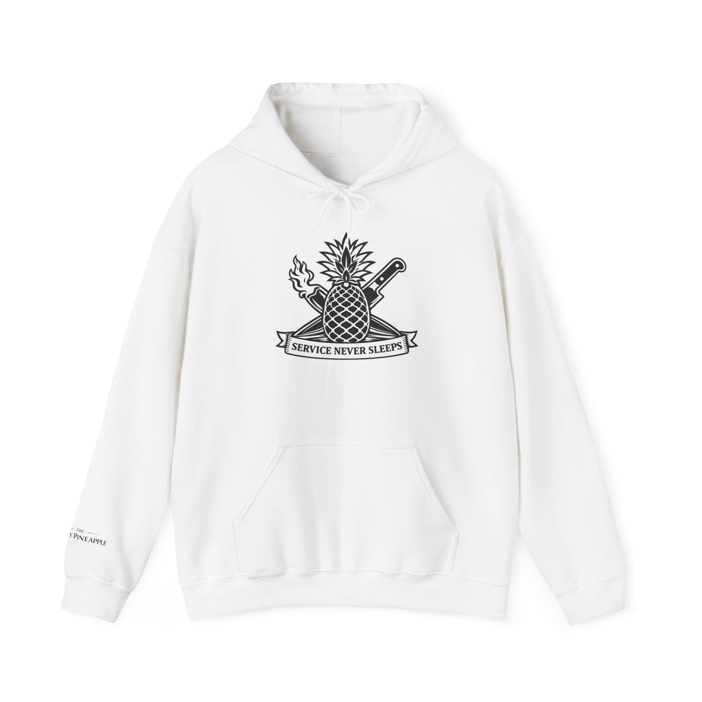 Service Never Sleeps Logo Hoodie