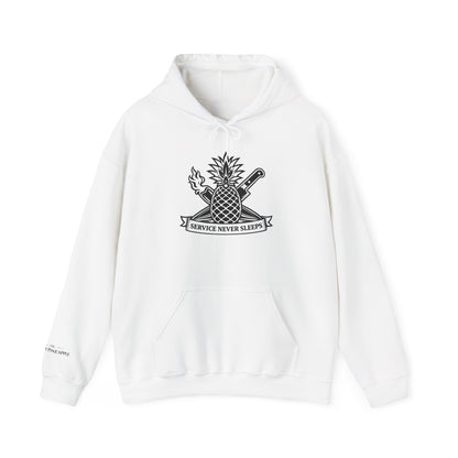 Service Never Sleeps Logo Hoodie