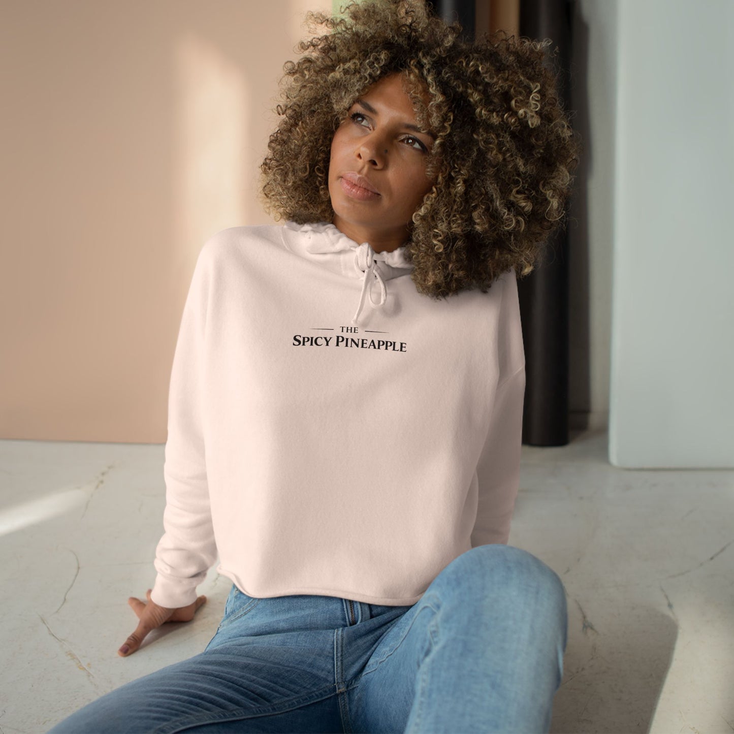 Running on Fumes Crop Top Hoodie